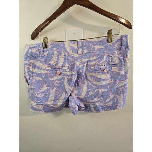 Vineyard Vines Womens Shorts‎ Size 6 Purple Print Summer - Picture 3 of 4